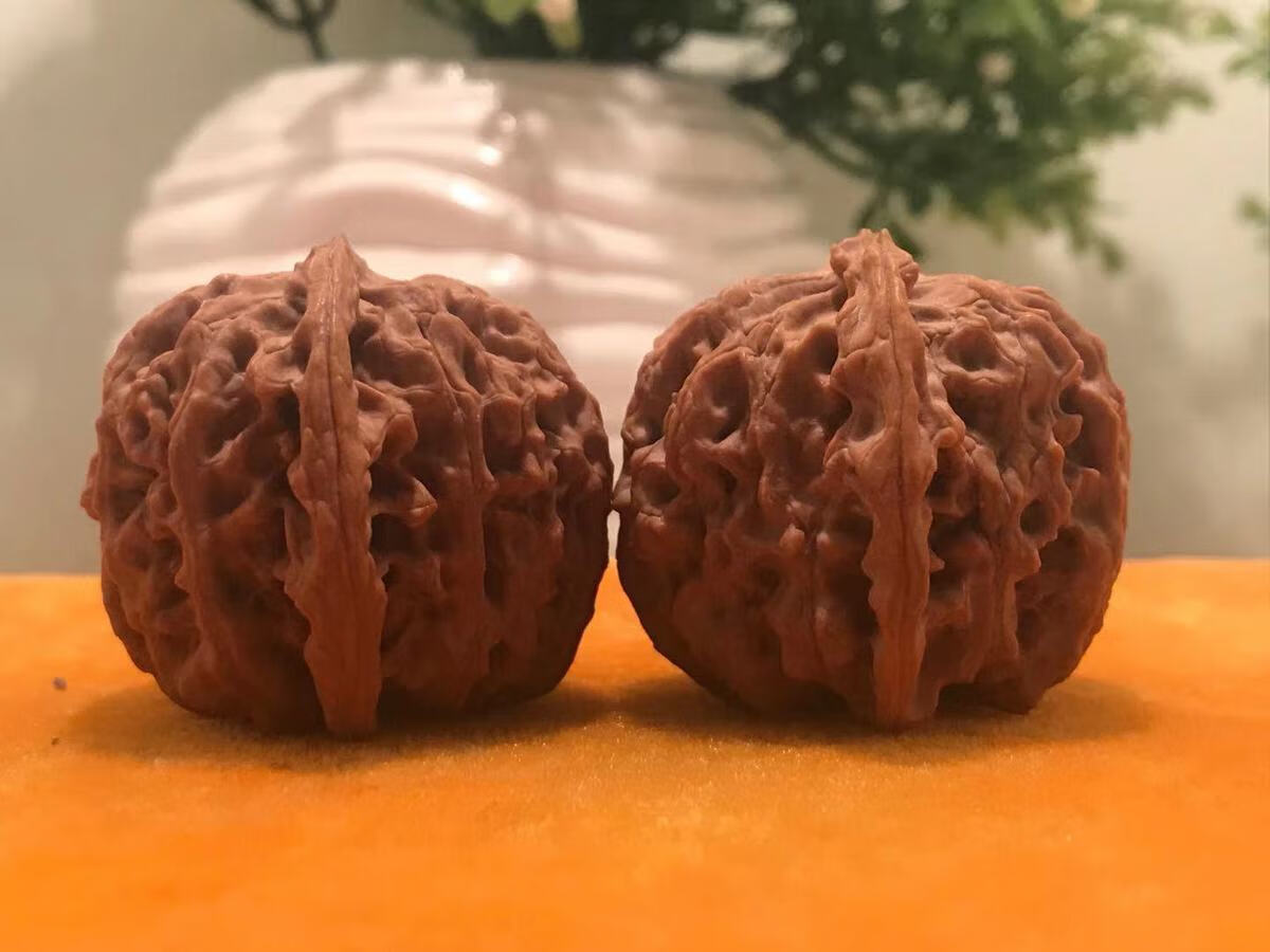 文玩核桃 把玩核桃麻核桃手把件老师傅配对误差小 品种全 文玩核桃