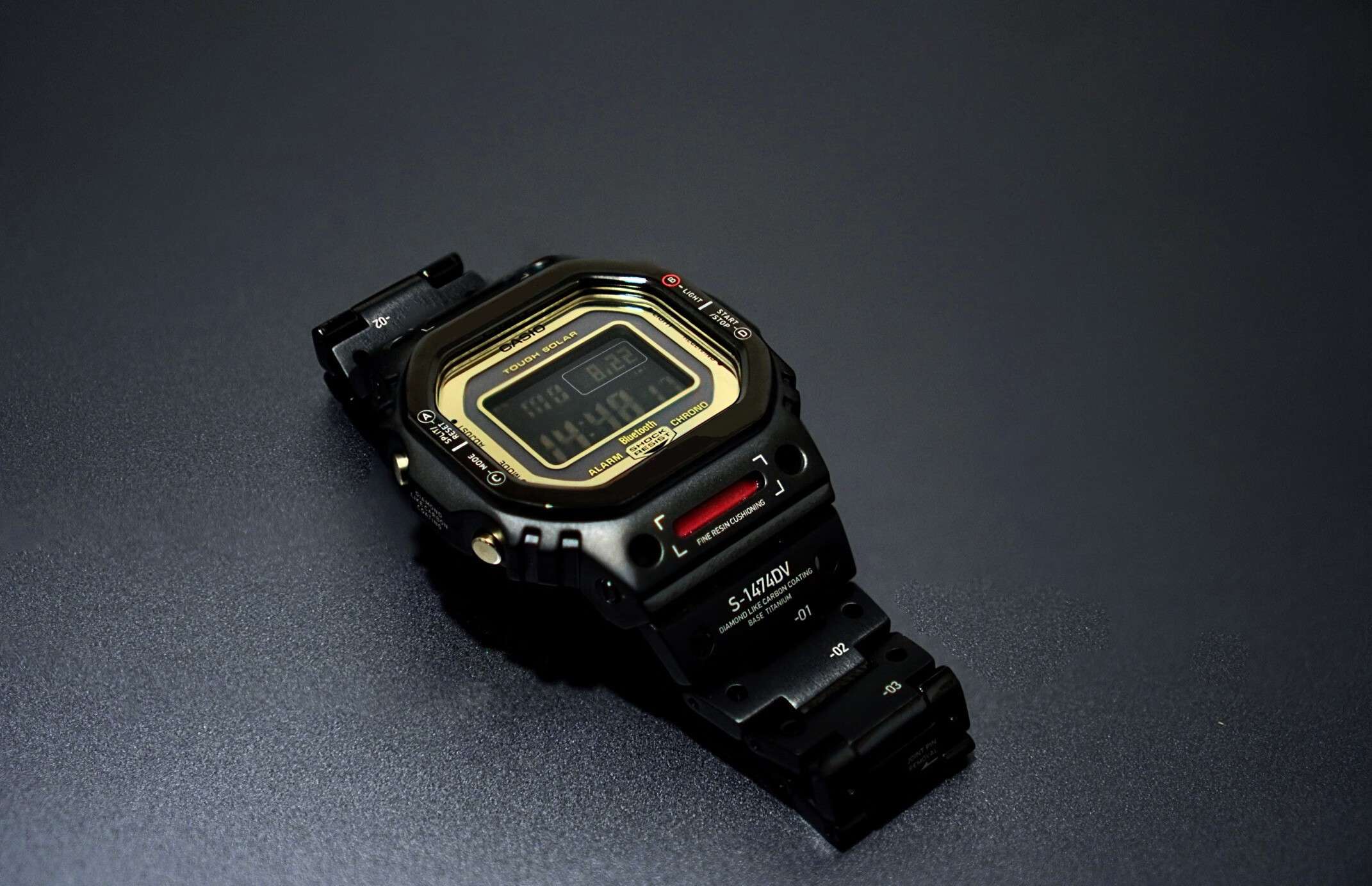 卡西欧dw5600 b5000小方块改装配件机甲战士钛合金不锈钢表壳表带