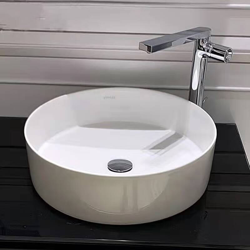 科勒(kohler) 科勒台上盆k-90012t-0陶瓷面盆洗脸盆洗手盆圆形时尚
