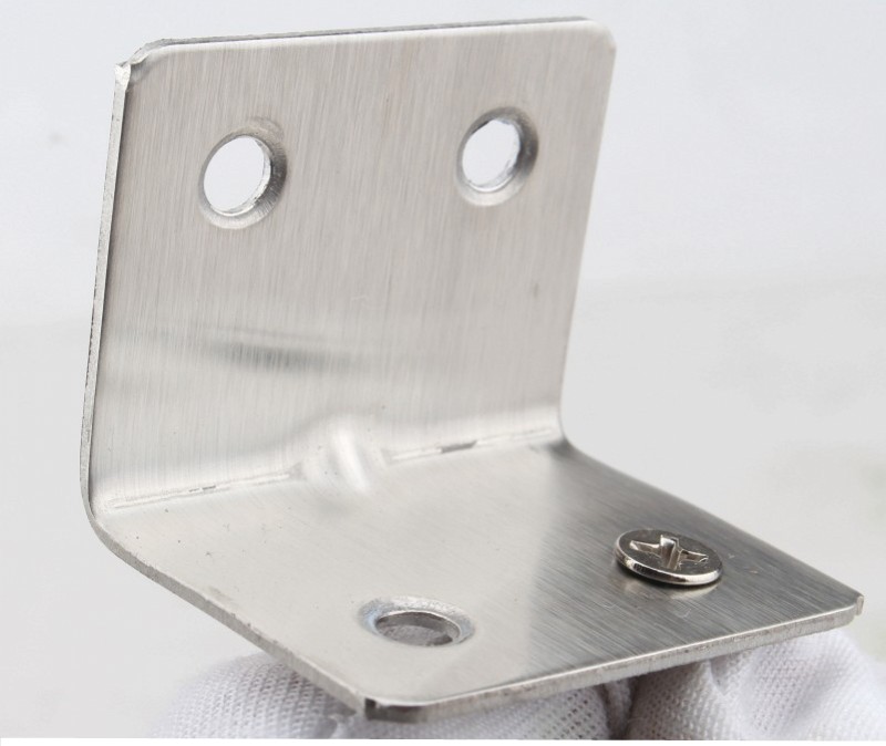 角码不锈钢90度直角角铁固定三角铁架家具加固连接件托码层板拖架 (5