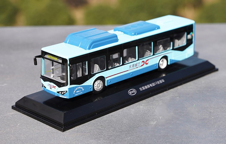 公交车广州比亚迪纯电动客车164广汽k9巴士k8仿真合金车模型滨海湾