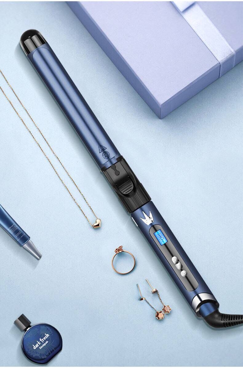 美发店理发师卷发棒发廊专用电卷棒纹理电棒烫蓬松造型小号卷发器迅图