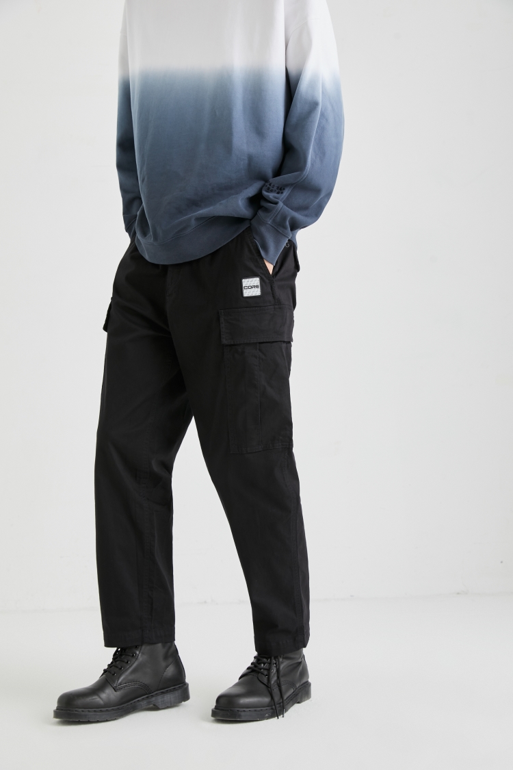 jackjones杰克琼斯男士夏季潮流街头锥腿帅气休闲工装裤220314091e40