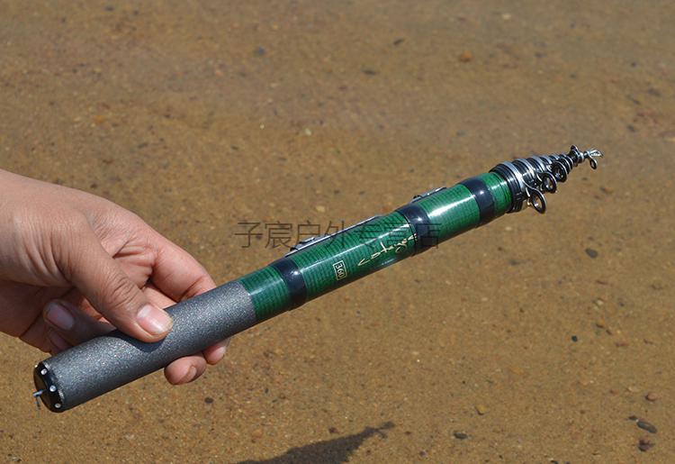 迷你袖珍小矶竿超短节矶钓竿抛竿套装手竿海竿两用超硬便携鱼竿 高碳