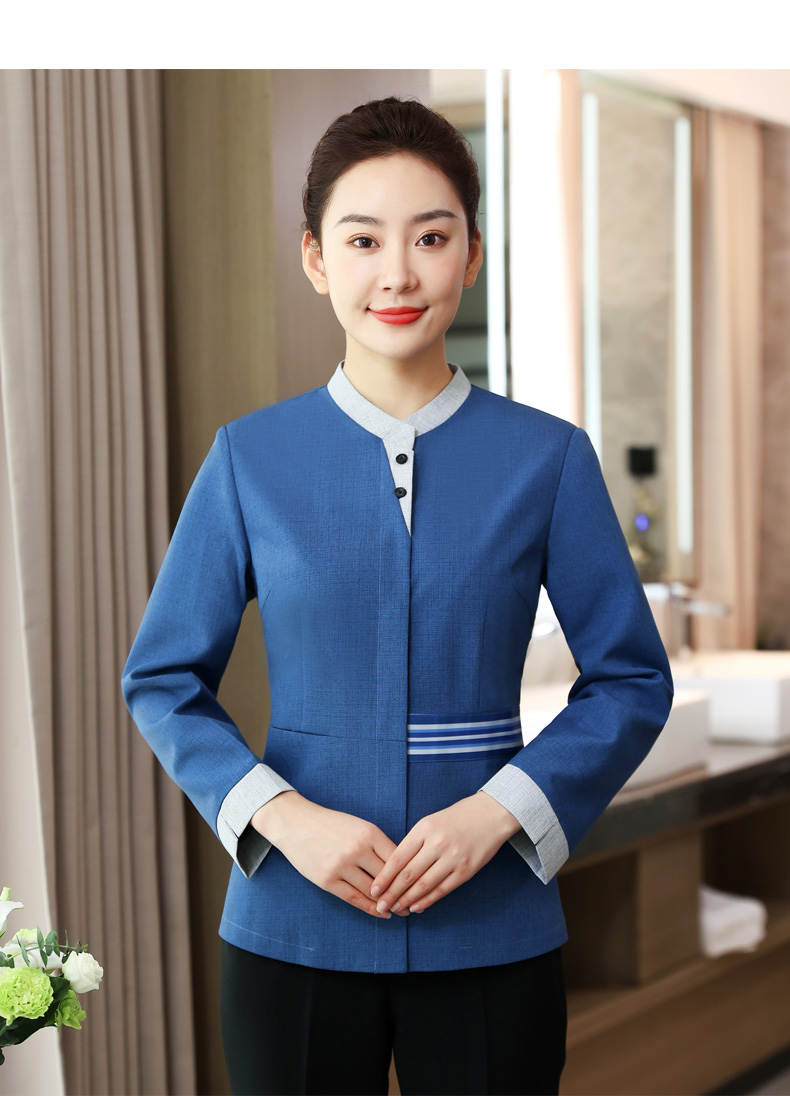 保洁员冬季服装工作服长袖女酒店宾馆客房清洁员套装家政物业阿姨秋