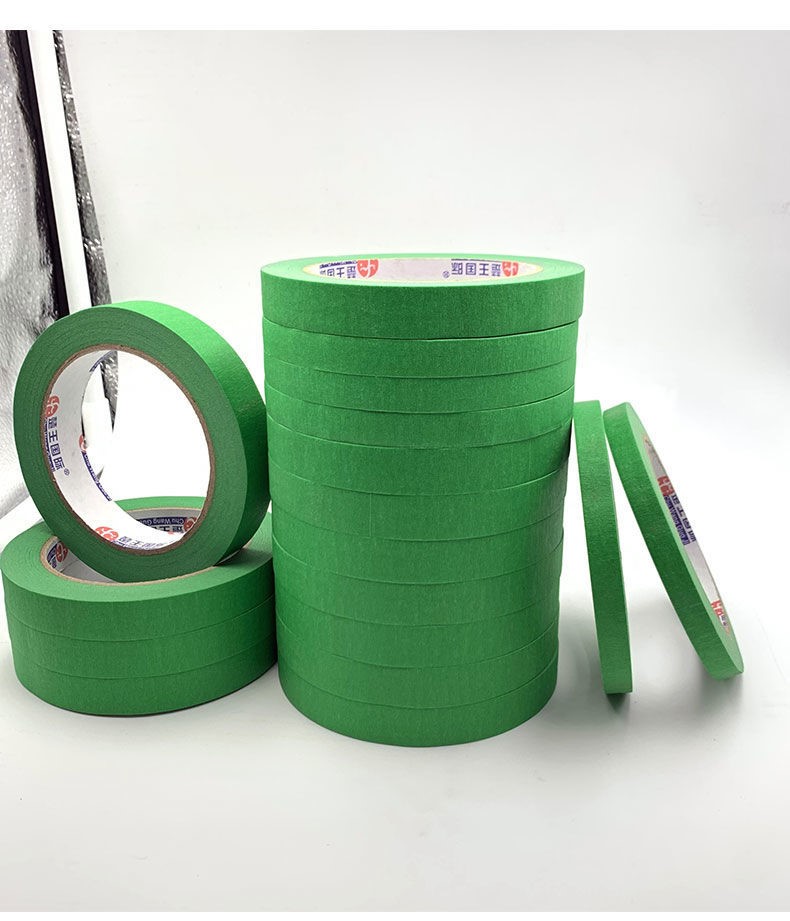 真石漆胶带外墙分格美纹纸胶带高粘分割线条水包砂墙漆分色纸 牧兰思