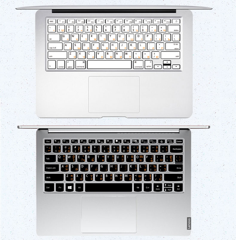 hrhpym 按键贴纸 笔记本键盘贴纸柬埔寨高棉回鹘蒙古文西里尔老挝