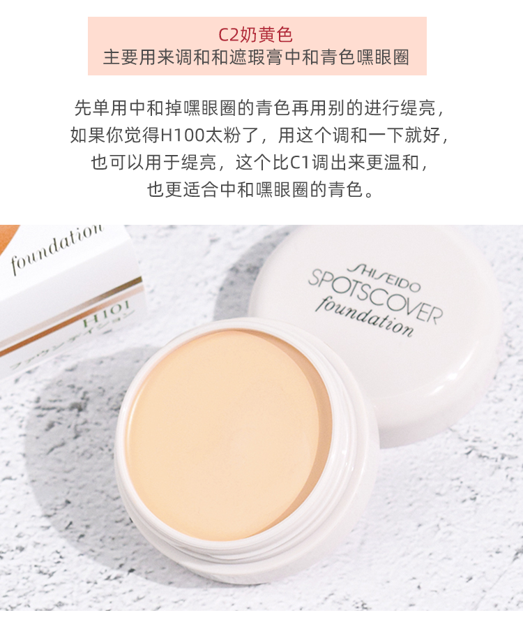 Shiseido Spots Cover Foundation H100 20g