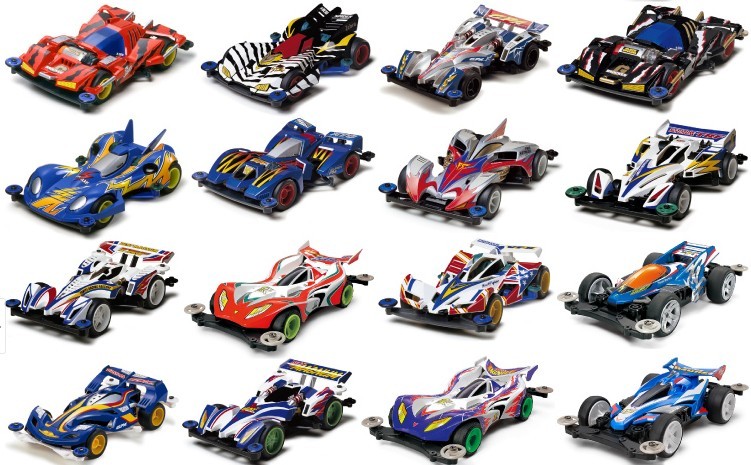 田宫四驱兄弟四驱车天蝎座 蜘蛛王 魔鬼司令旋风冲锋跃动冲锋 花色