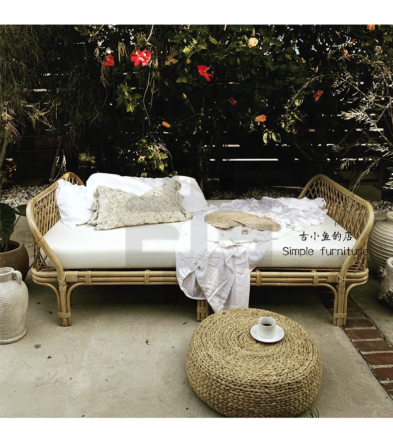 8民宿藤条编织床床 1.8米藤床【带床垫】 其他 1.