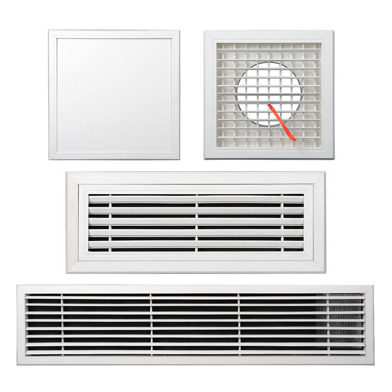 定制适用定制abs百叶风口中央空调出风口检修口百叶窗门铰回风通风口