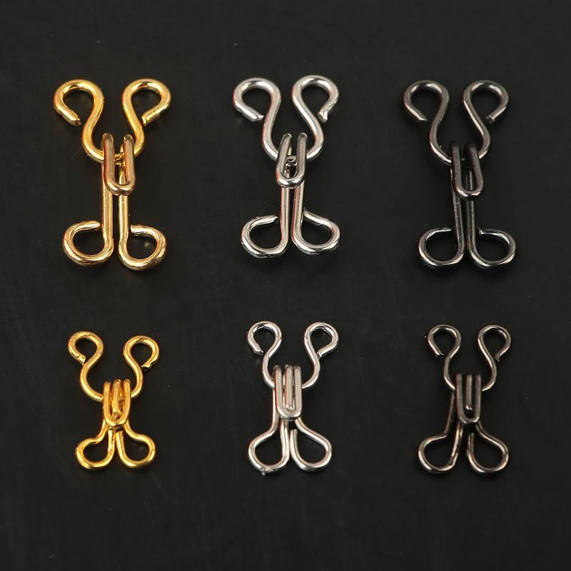 防走光隐形扣金属风纪扣小领钩裙子勾扣内衣挂钩衣服暗扣毛衣领扣枪