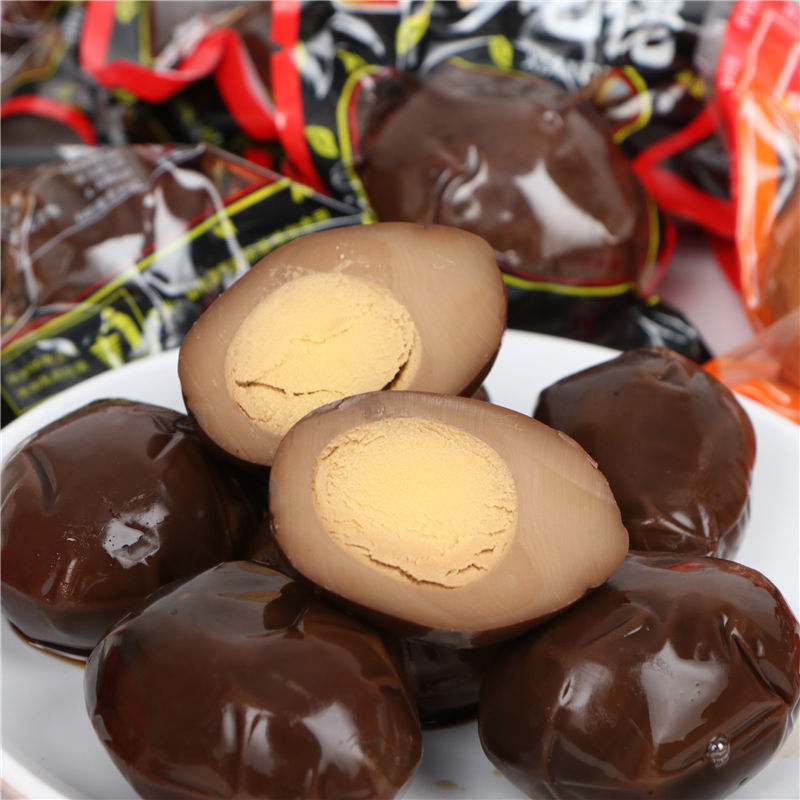 卤蛋乡巴佬卤鸡蛋鹌鹑蛋盐焗卤制品熟食休闲小吃茶叶蛋35g带壳卤蛋20