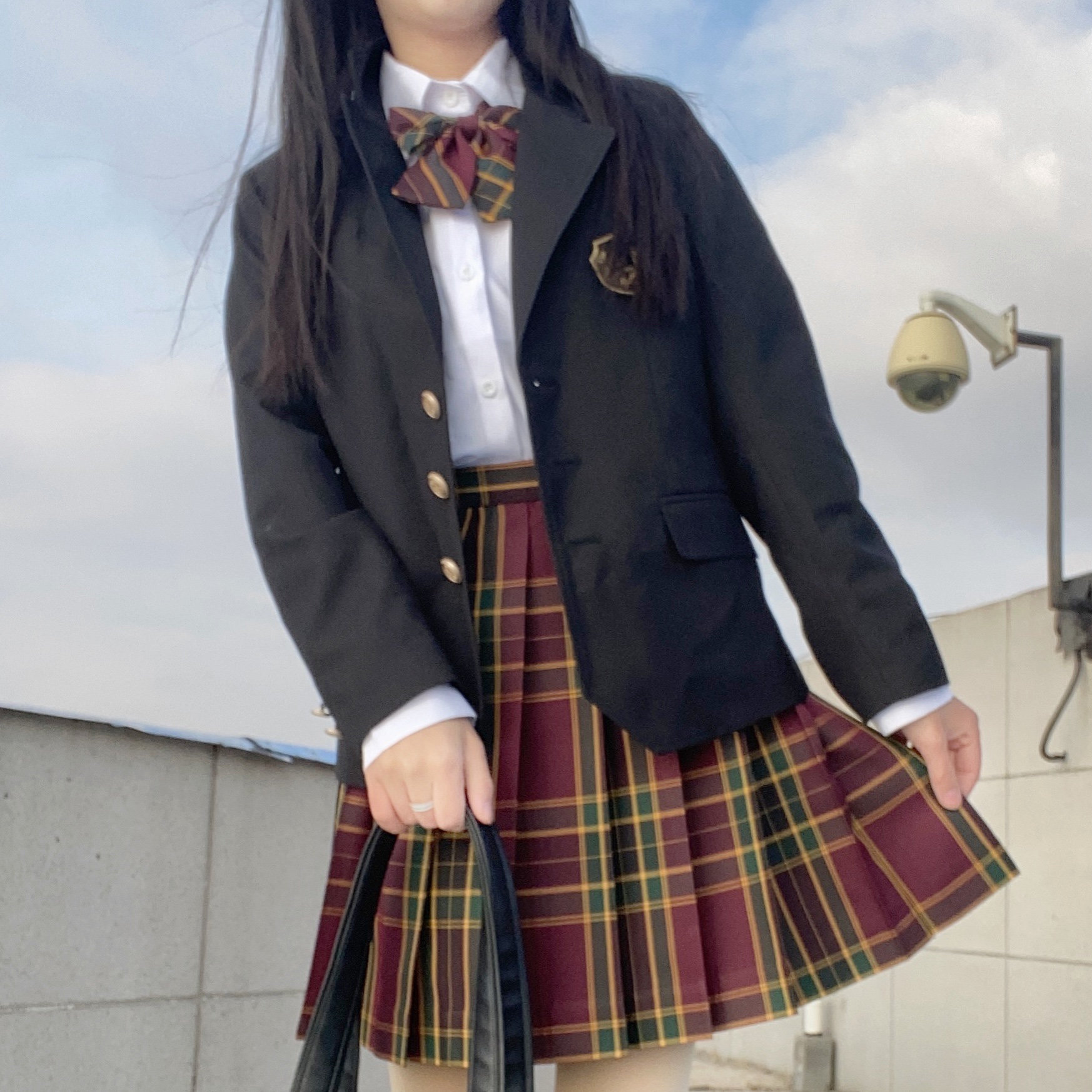 茵美伊山楂树jk制服格裙版套学生套装日系小西服西装外套女春秋冬装
