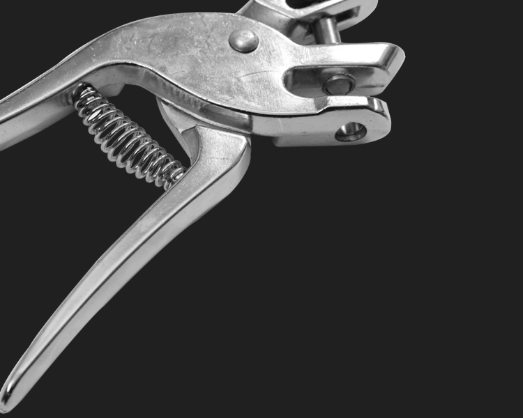 猪用耳缺钳猪用耳缺钳子猪耳标钳不锈钢大钳子耳孔打耳v型u型猪用