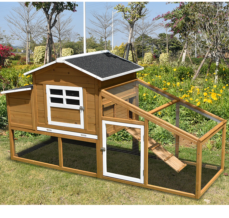 凡佰酷鸡笼子鸡窝实木制兔笼鸽子笼鸟笼鸡房子别墅防雨防腐户外室外