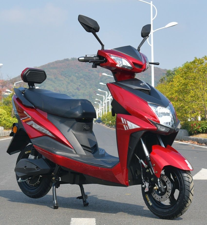 2022年新款尚领电动车成人踏板车电瓶车战神电动摩托车 珍珠白 60v5块