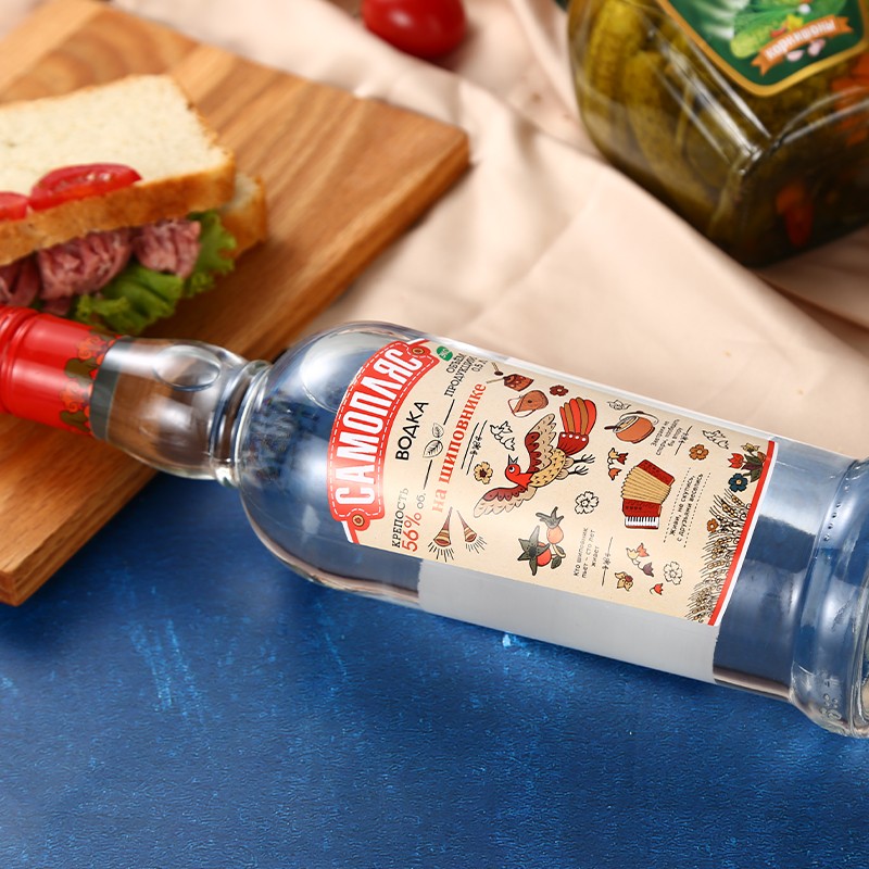 usuri俄罗斯原装进口网红小鸟伏特加vodka蓝鸟56度