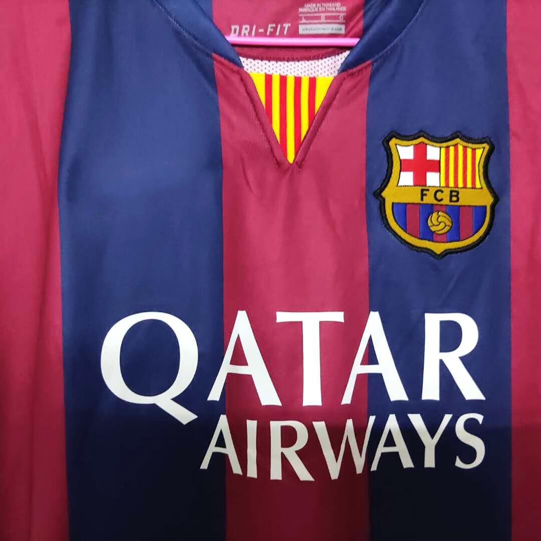 滕讯体育nba专营福1415欧冠版巴萨主场球衣巴塞罗那11号内马尔10号