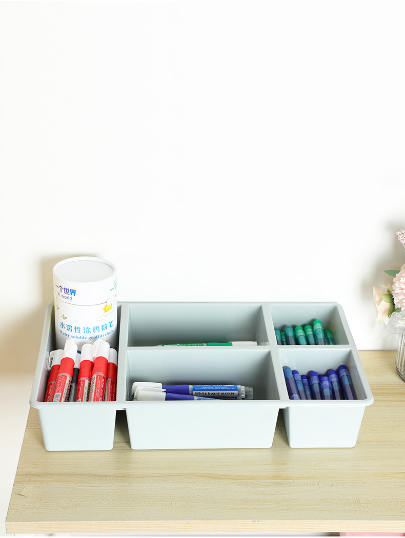 2022新款粉笔盒收纳盒学校讲台用粉笔盒收纳盒讲教室学校班级画室文具