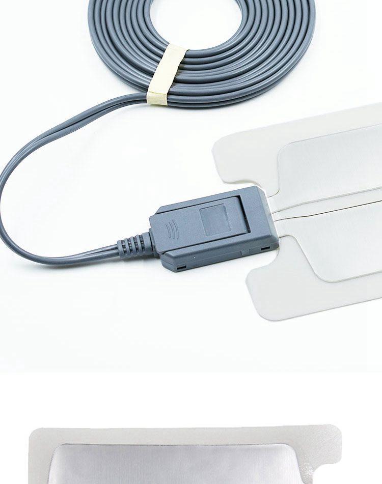 高频电刀负极板连接线回路板刀贝林单极双极中性电极8字凹槽胶针