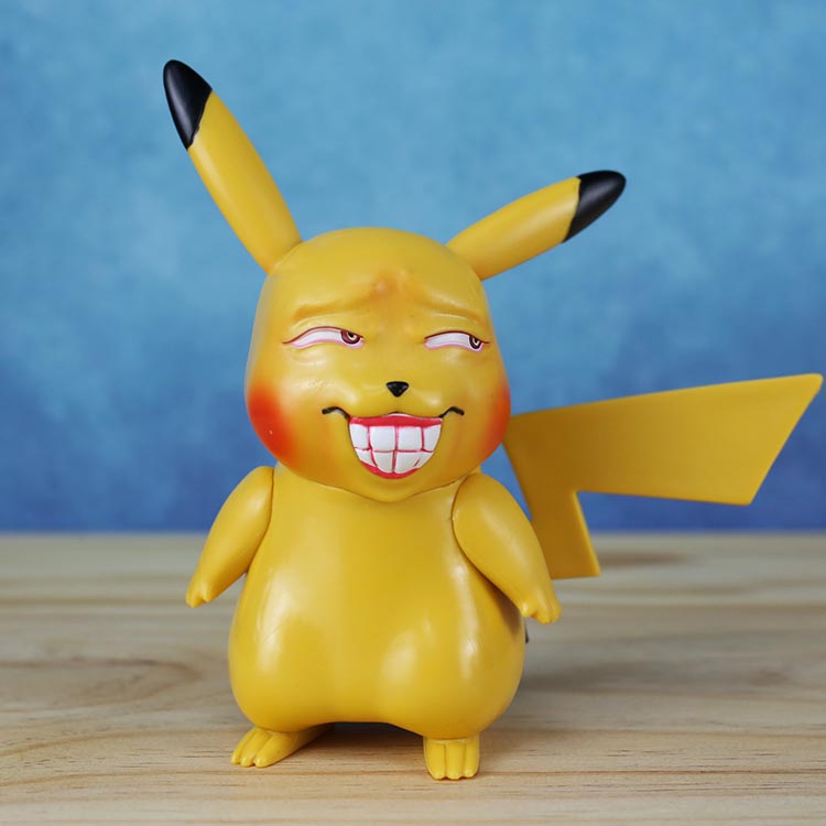 音同款卡丘恶搞猥琐卡丘口袋精灵宠物小精灵神奇 猥琐皮卡丘(送坐厕)