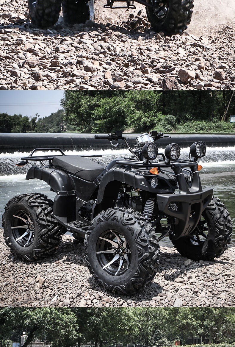 无极变速大四轮沙滩越野车景区出租场地赛gy6老年代步卡丁车 150风冷