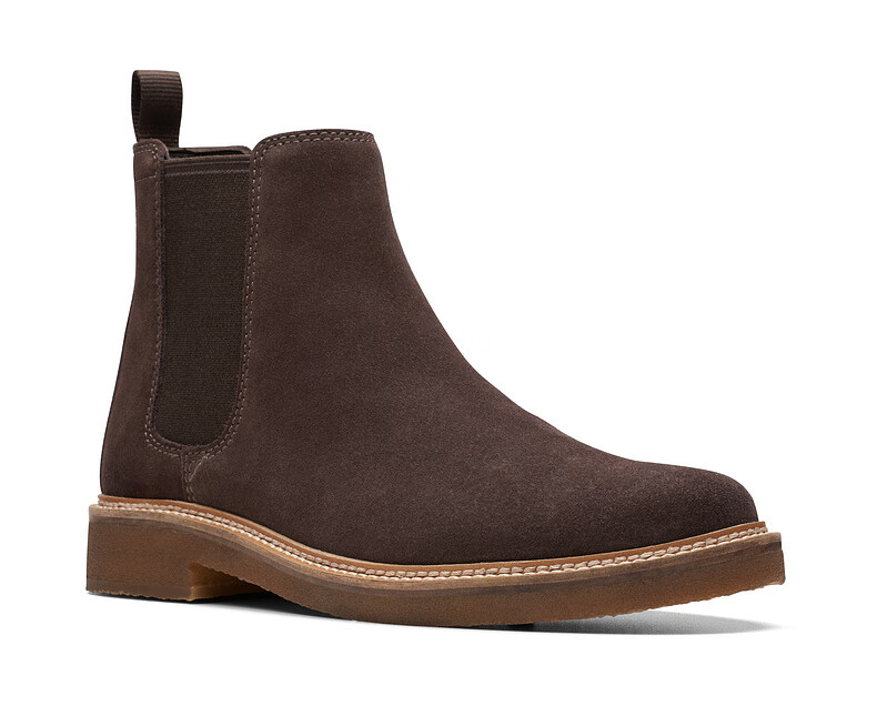 Clarks Artisan Series Men's Chelsea Boots British Style Slip-On Trendy Ankle Boots 7