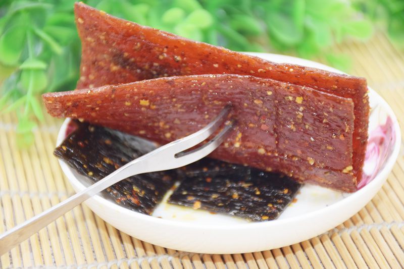 牛板筋 重庆特产 麻辣小吃陆草垫 泡椒牛板筋辣条儿时零食 牛板筋30