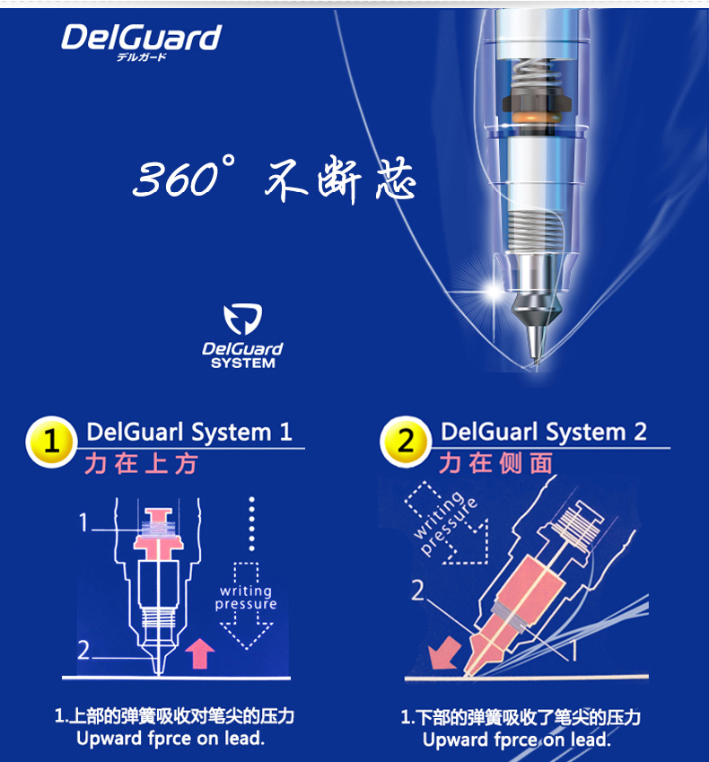 斑马自动铅笔拆解图图片