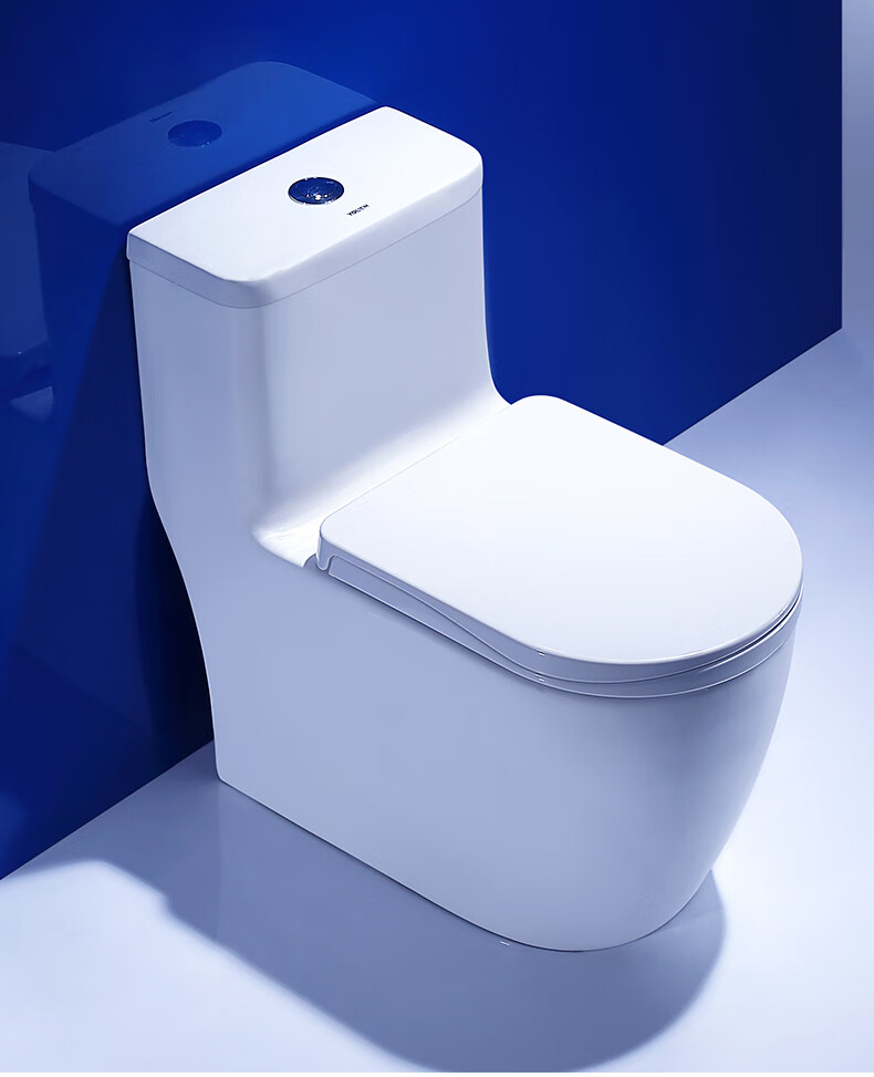 卫浴马桶坐便器陶瓷家用抽水普通人体工程学座便器卫生间 【脲醛盖板