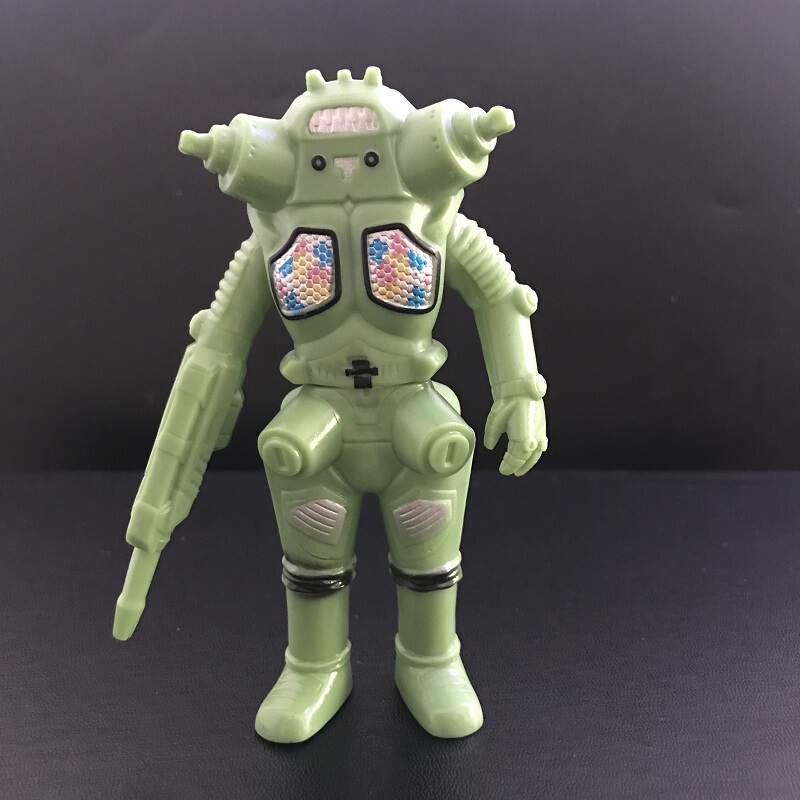 金古桥 软胶奥特曼怪兽玩具 银河小怪兽激光金谷桥儿童机器人 黄色金