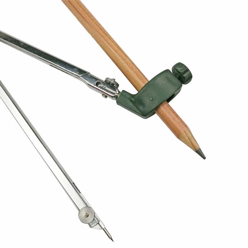 爱卡乐圆规配件擦图片鸭嘴笔圆规转角绘图仪工具配件不锈钢擦图片