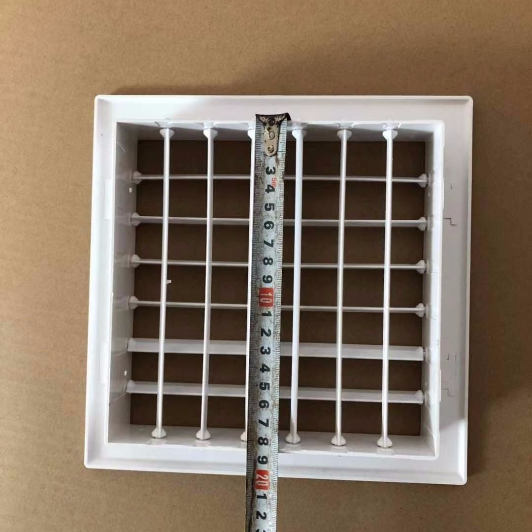 60君闵abs风口方变圆中央空调出风口天圆地方双层百叶新风风口出