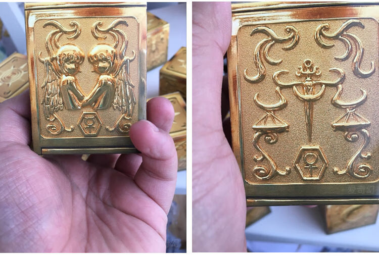 【新品】圣斗士圣衣箱背包箱子手工纸模型手办摆件黄金青铜白银玩具