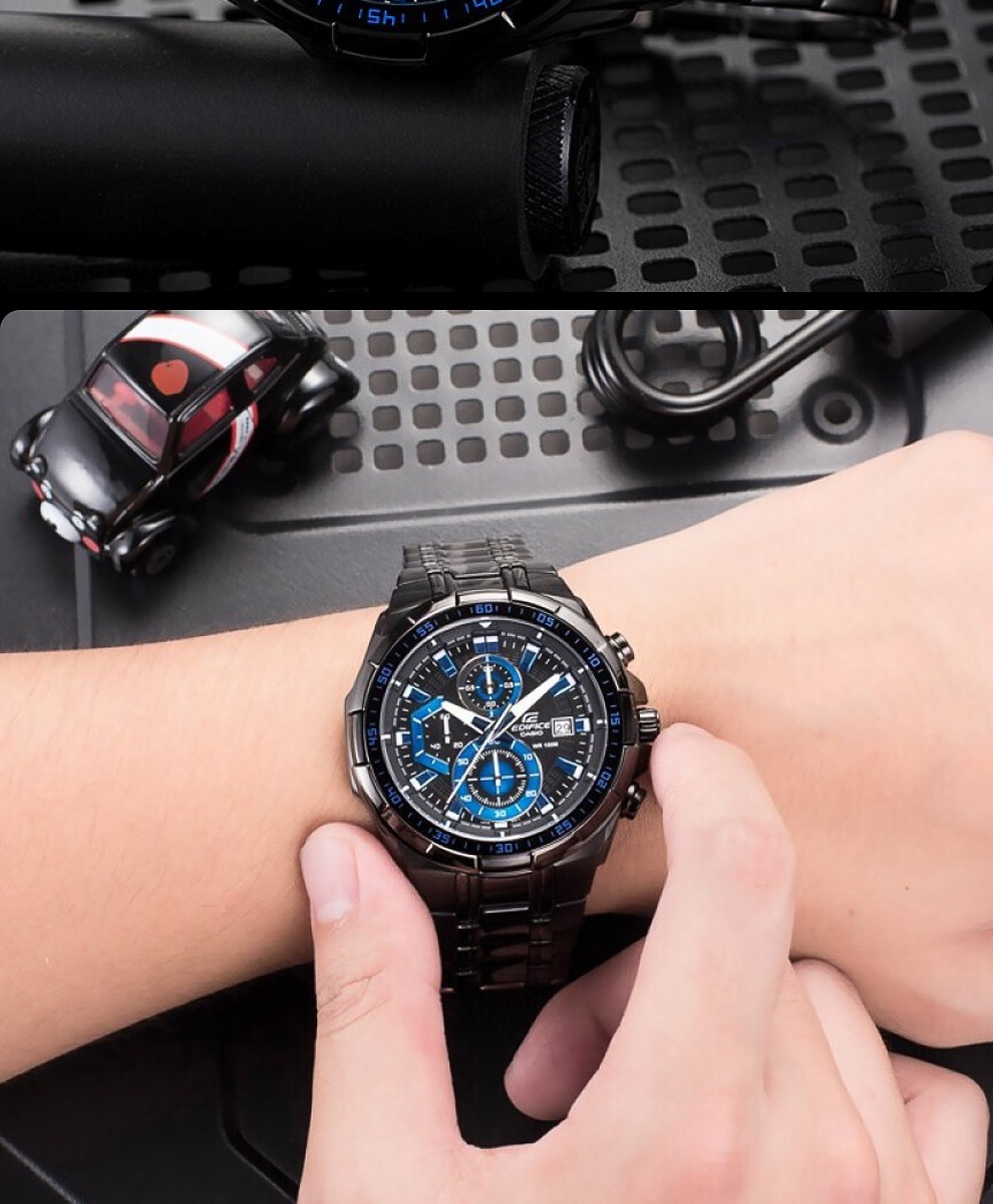 卡西欧casio海洋之心赛车手表男商务防水石英男表efr526bk1a2