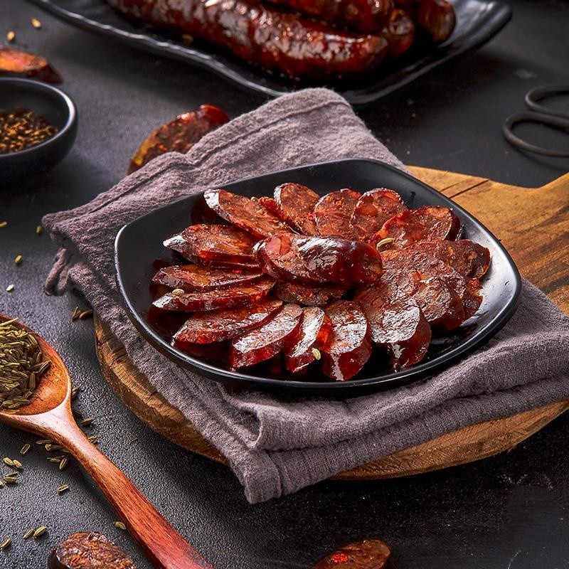 5折净香园香肠济南莱芜腊肠真空即食熟食礼盒多规格猪肉肠熏肠下酒菜