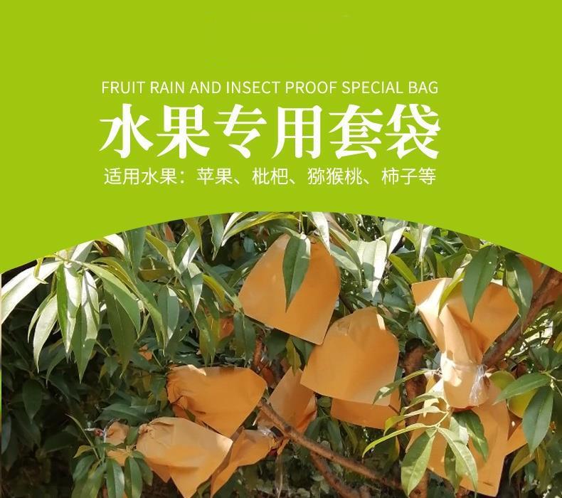 樱桃防鸟包水果套袋包树上套批把桃葡萄芒果纸袋梨果园包果实袋1822外