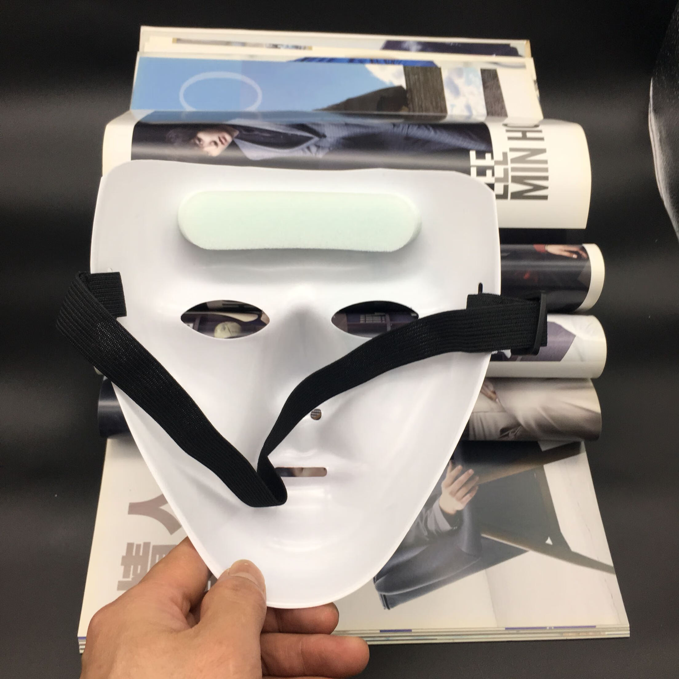 嘻哈街舞面具抖音同款万圣节搞笑恐怖吓人面罩化妆舞会假面男 邪神