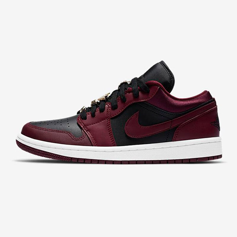 jordan 1 aj1 low低帮大童女子篮球鞋 cz4776 dc0774 黑红dc0774-004