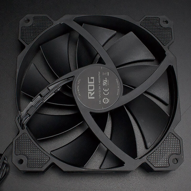 太阳神机箱风扇asus华硕 玩家国度 rog太阳神gx601机箱电脑14cm厘米