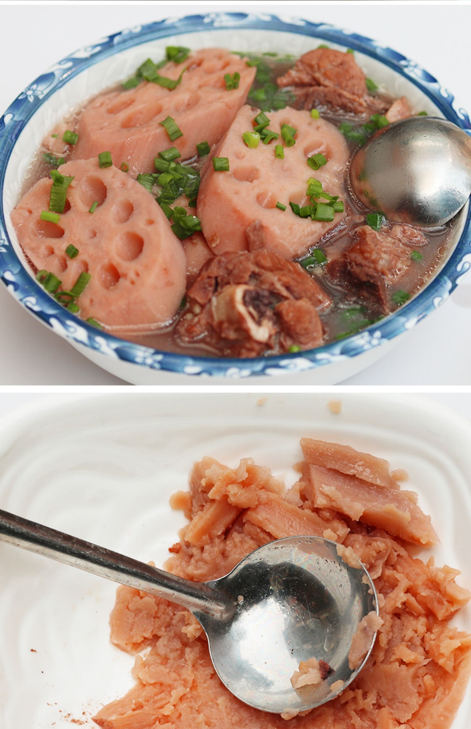 正宗湖北特产粉藕煲汤清水红藕脆藕片九孔糯米藕新鲜现挖 1000g【图片