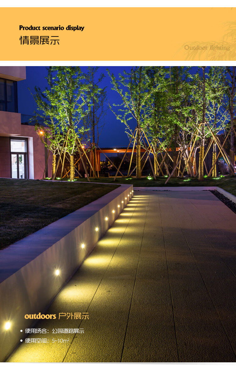 水底灯led防水地埋灯户外迷你地灯不锈钢水下灯1224楼