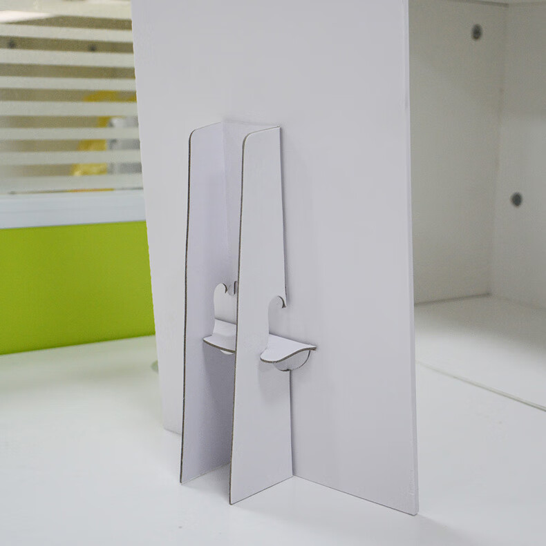 蝴蝶纸支架纸背撑a5a4a3a2kt板雪弗托背板立牌纸质卡纸架广告撑托 高