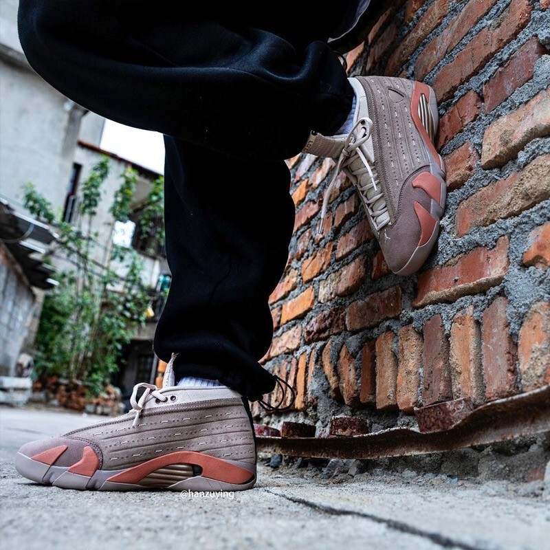 【清货】耐克air jordan 14 aj14 clot联名 兵马俑篮球鞋 dc9857-200