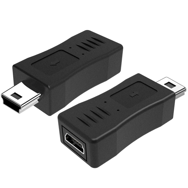 jlior 安卓micro usb转mini usb公转接头t型车载行车记录仪数据线mp3