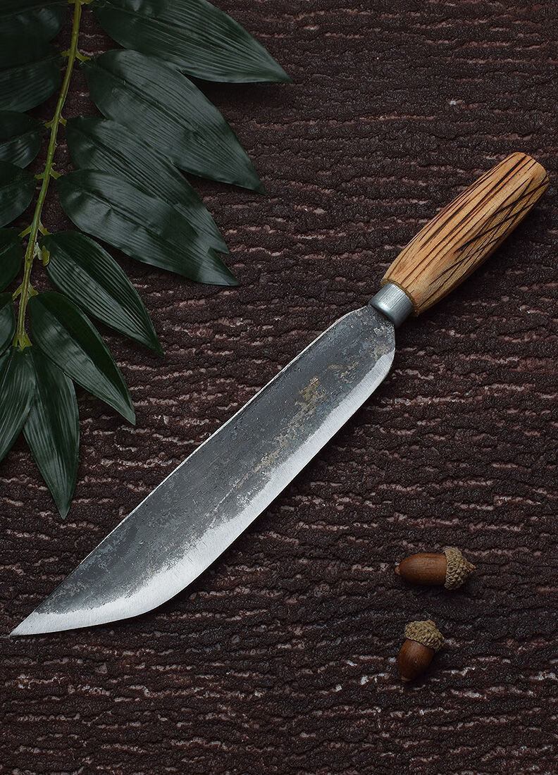 锻打杀猪放血刀加长杀牛刀炮弹夹钢杀羊子刀屠宰特快分割刀 加长款30