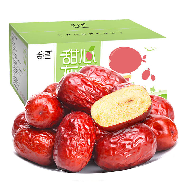 红枣夹核桃山楂糕1000g 新疆大枣加核桃仁新疆特产年货食 枣夹核桃