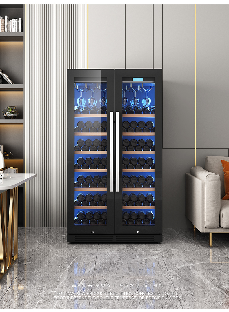 朝承冰吧家用商用客厅冷藏柜无霜风冷办公室玻璃门冰箱冰柜茶叶柜饮料