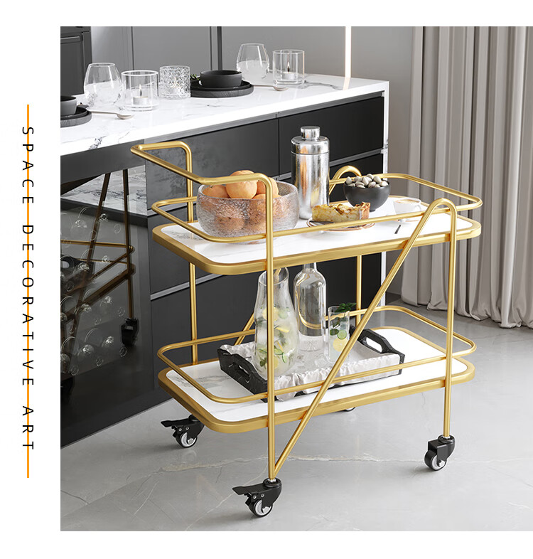 饭店包间餐边手推车餐车小推车餐厅商用移动手推送餐车ktv酒店酒水车